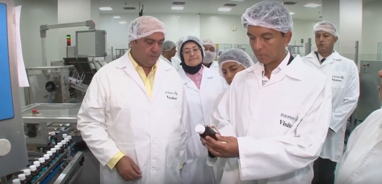 زيارة رئيس مدغشقر لشركة يوروبيان إيجيبشيان فارماسوتيكالز