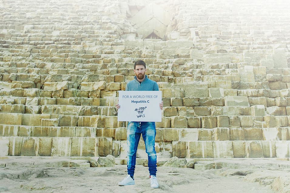 Lionel Messi, Tour n' Cure ambassador